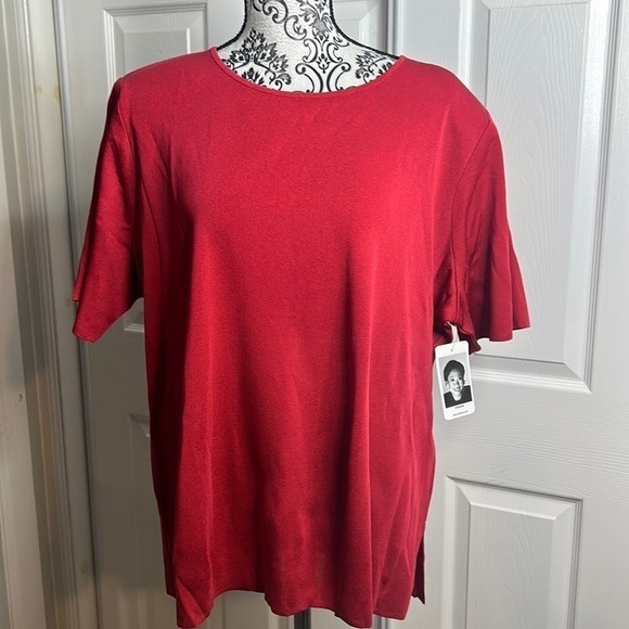 Exclusively Mislook Woman Short Sleeve Blouse 3X - Picture 1 of 5